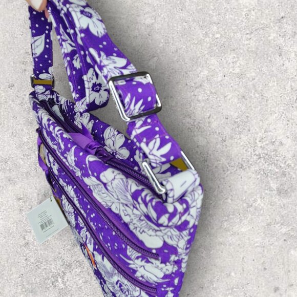 Vera Bradley Collegiate Crossbody - Clemson University - NWT - Purple - Picture 7 of 8